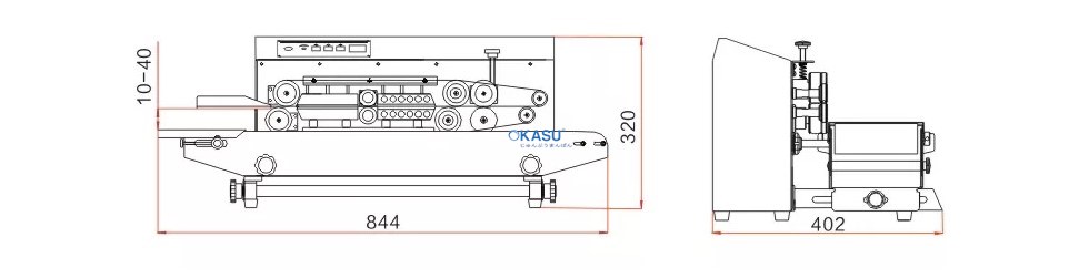 Máy hàn kín băng ngang FR-770I - ảnh 2