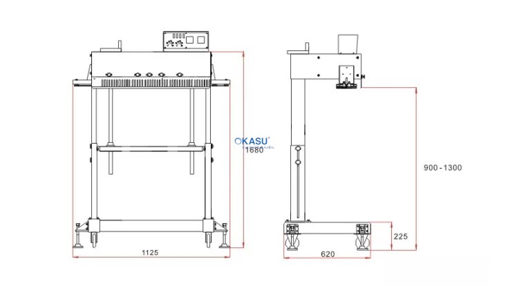 Máy hàn túi nhựa tự động FR-1370L/T - ảnh 1