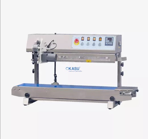 Máy dán băng liên tục đứng có ruy băng màu FRS-1010II - ảnh 1