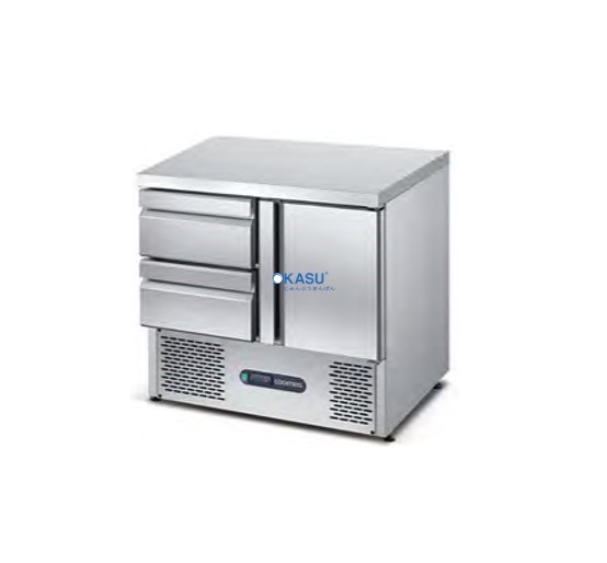 Bàn Salad 1 Cửa 2 Ngăn Kéo Coolmes S901D2 - ảnh 1