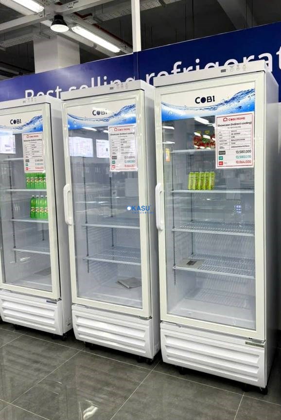 Tủ Đông Trưng Bày 1 Cánh Kính Cobi CB-490FAR - ảnh 2
