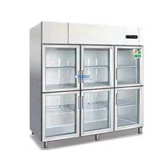 Tủ Mát 6 Cánh Kính Lớn Coolmes AS1.6G6 - ảnh 1