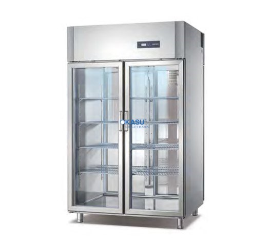 Tủ Trưng Bày Đứng Có Cửa Kính Hai Mặt Coolmes AS1.0G4-ST - ảnh 1