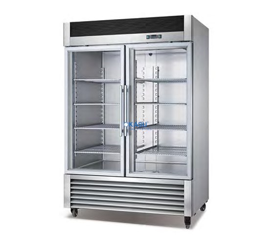 Tủ Đông Đứng 2 Cánh Kính Coolmes AUFG2 - ảnh 1