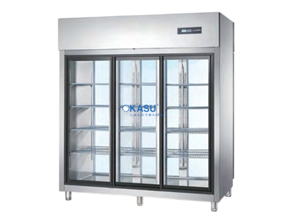 Tủ Trưng Bày Đứng Có Cửa Kính Hai Mặt Coolmes S1.6G6-STP - ảnh 1