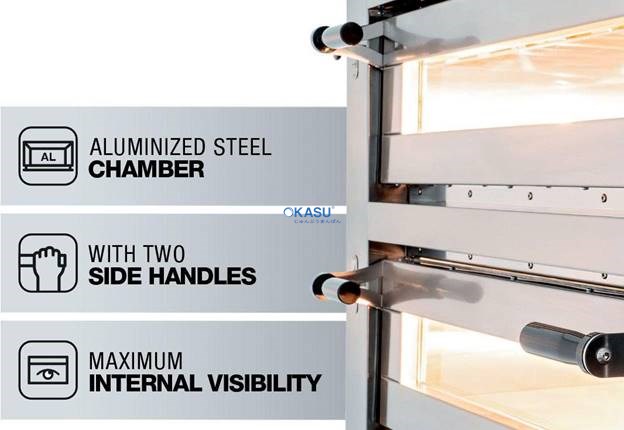 Lò nướng bánh Pizza dùng điện Prismafood MAIOR LE 99 - ảnh 2