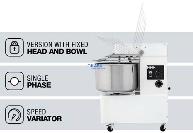 Máy trộn bột xoắn ốc Prismafood IBV 40 - ảnh 1