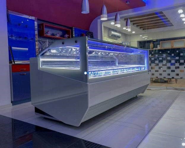Tủ trưng bày kem gelato Smyrna New Long (30 Pans) - ảnh 5