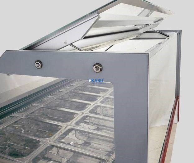 Tủ trưng bày kem gelato Smyrna New - ảnh 6