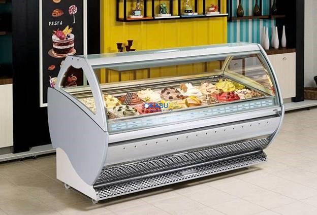 Tủ trưng bày kem gelato Troy - ảnh 5