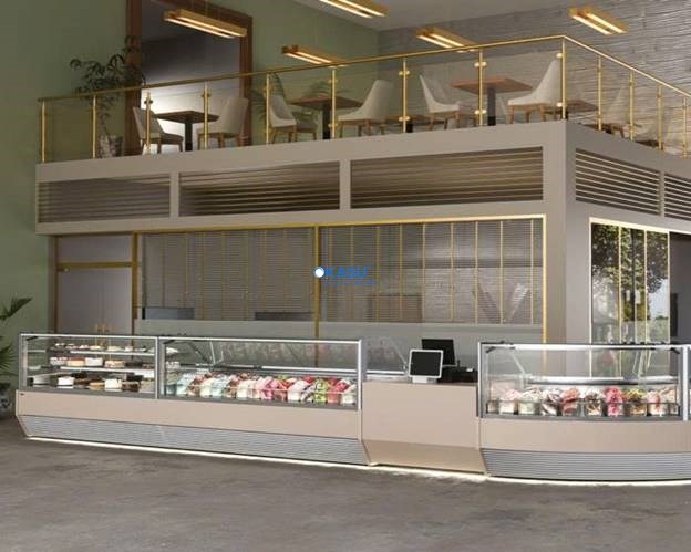 Tủ trưng bày kem gelato Smyrna Vision New Pastry - ảnh 1