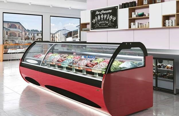 Tủ trưng bày kem gelato Troy Sport - ảnh 4