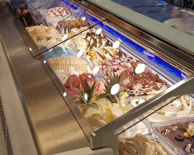 Tủ trưng bày kem gelato Smyrna New Long (30 Pans) - ảnh 6