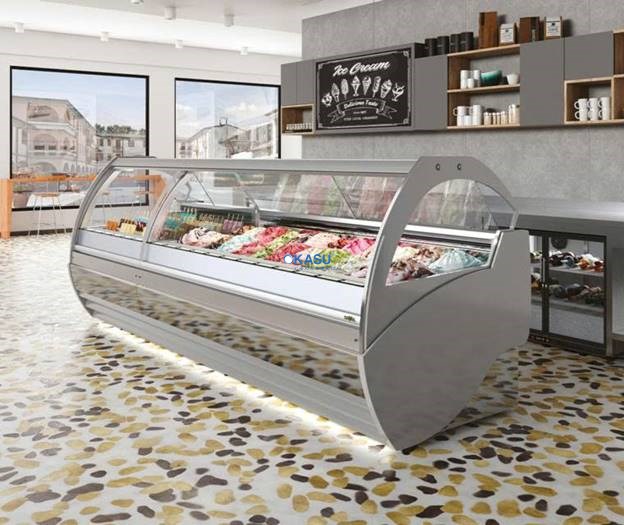 Tủ trưng bày kem gelato Troy (New) - ảnh 4
