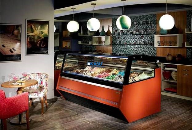 Tủ trưng bày kem gelato Prisma - ảnh 5