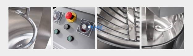 Máy trộn xoắn ốc bát cố định POLIN Start Evo 35-160 - ảnh 2