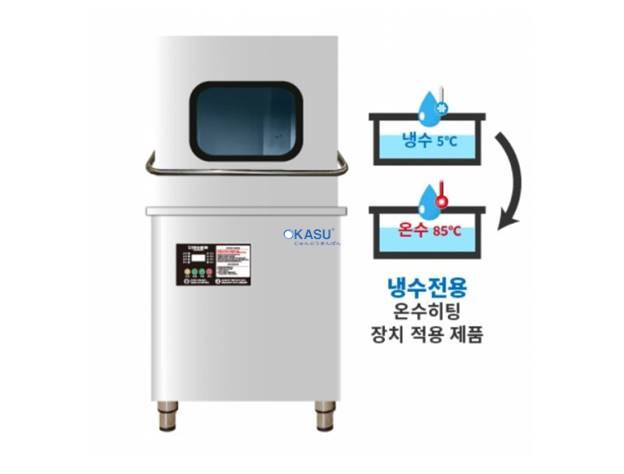 Máy rửa chén bát công nghiệp dạng cửa chụp Fujee LWH-4000 - ảnh 1