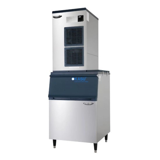 Máy làm đá bán nguyệt Lassele LMI-650A + Thùng đá LB-500S - ảnh 1