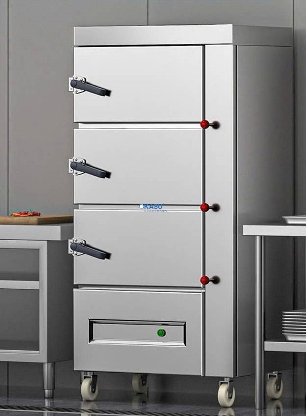 Tủ hấp cơm điện công nghiệp 3 cửa CHINENG - ảnh 1