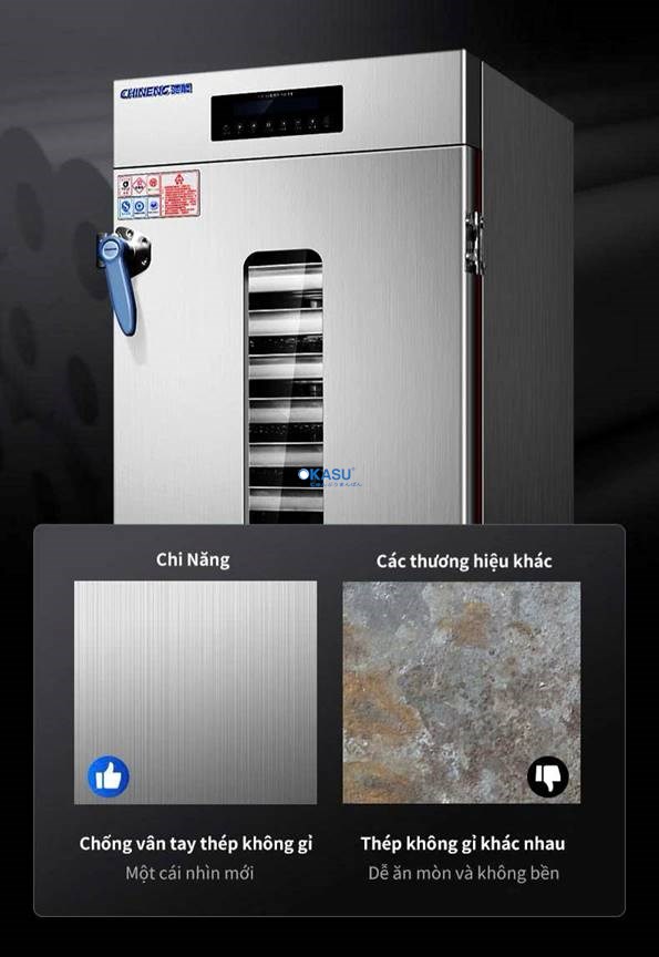Tủ hấp cơm CHINENG CN-CH-VI-6-380 (Sử dụng công nghệ biến tần/điện/gas) - ảnh 8