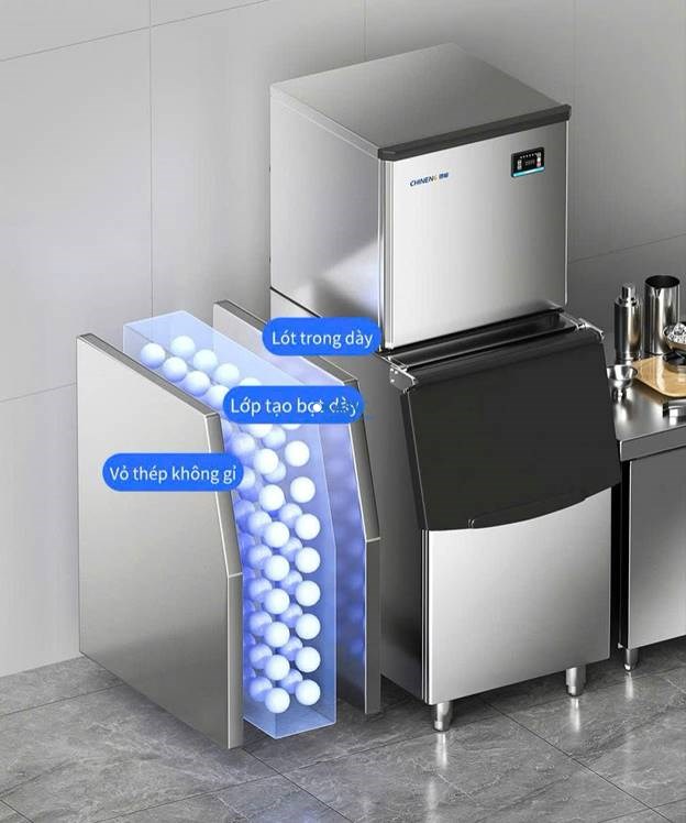 Máy làm đá viên CHINENG CN-8015-FTZBJ-Z700-FL / CN-8015-FTZBJ-Z700-SL - ảnh 6