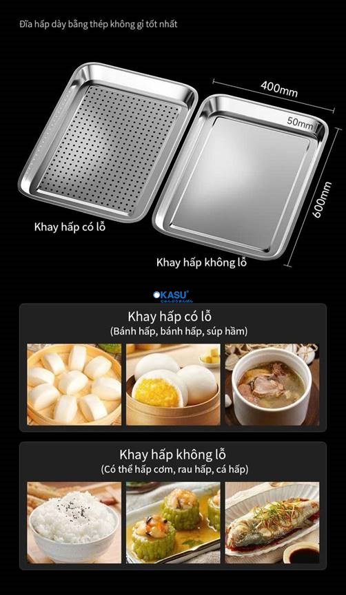 Tủ hấp trưng bày thực phẩm 3 cửa CHINENG CN-8009-WA-3 - ảnh 6