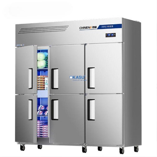 Tủ đông mát 6 cánh CHINENG CN-8124-ZLSW 6M C+ - ảnh 1