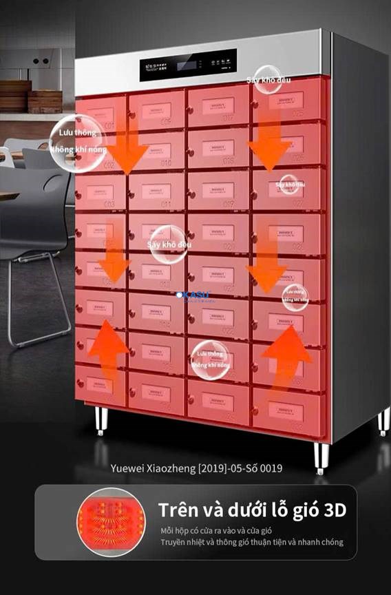 Tủ khử trùng nhiều ngăn CHINENG CN-CN-XDZ480-32M - ảnh 4