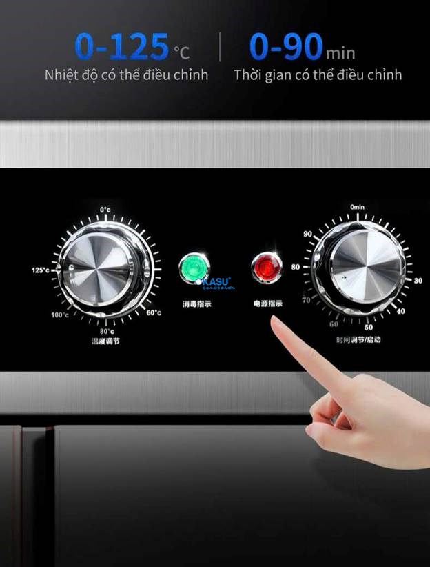 Tủ khử trùng xe đẩy tuần hoàn khí nóng nhiệt độ cao CHINENG CN-CN-RTP1780-1790A2 - ảnh 7