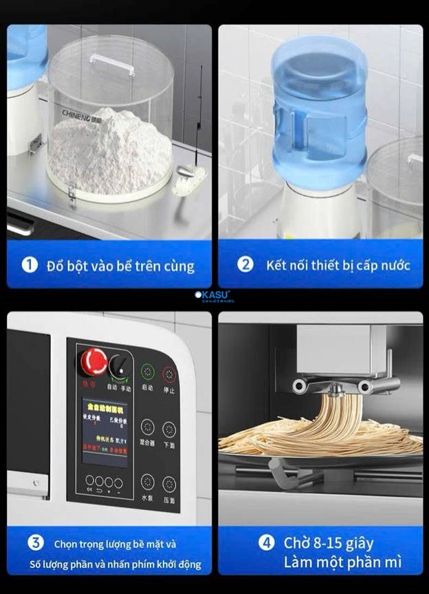 Máy làm mì tự động CHINENG CN-8115-QZDMTJ-2 - ảnh 3