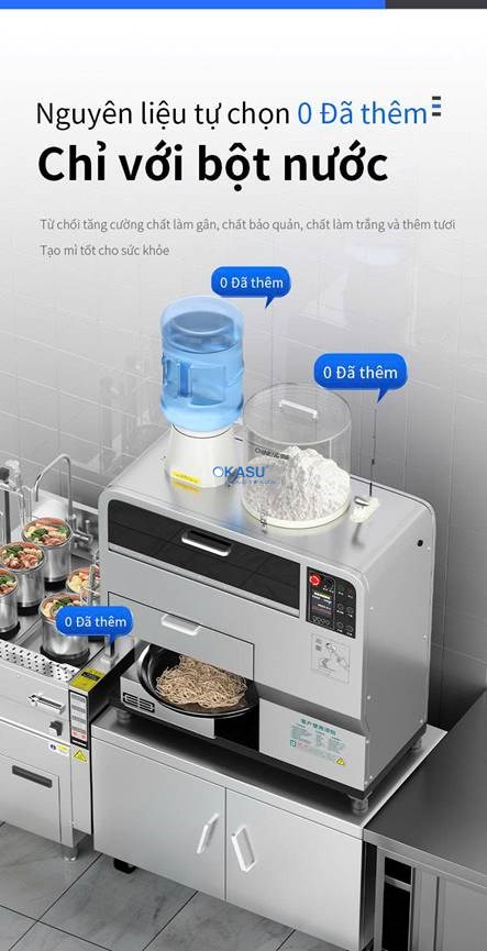 Máy làm mì tự động CHINENG CN-8115-QZDMTJ-2 - ảnh 2