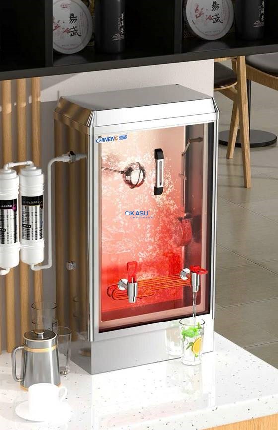 Máy đun nước sôi tự động hoàn toàn CHINENG CN-KSQ-8129-ZZ-15 (150L/giờ) - ảnh 2