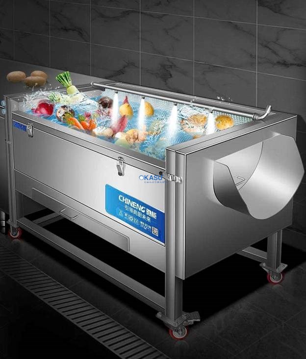 Máy làm sạch vỏ rau củ tự động CHINENG CN-HZS-HQ-1507 - ảnh 1