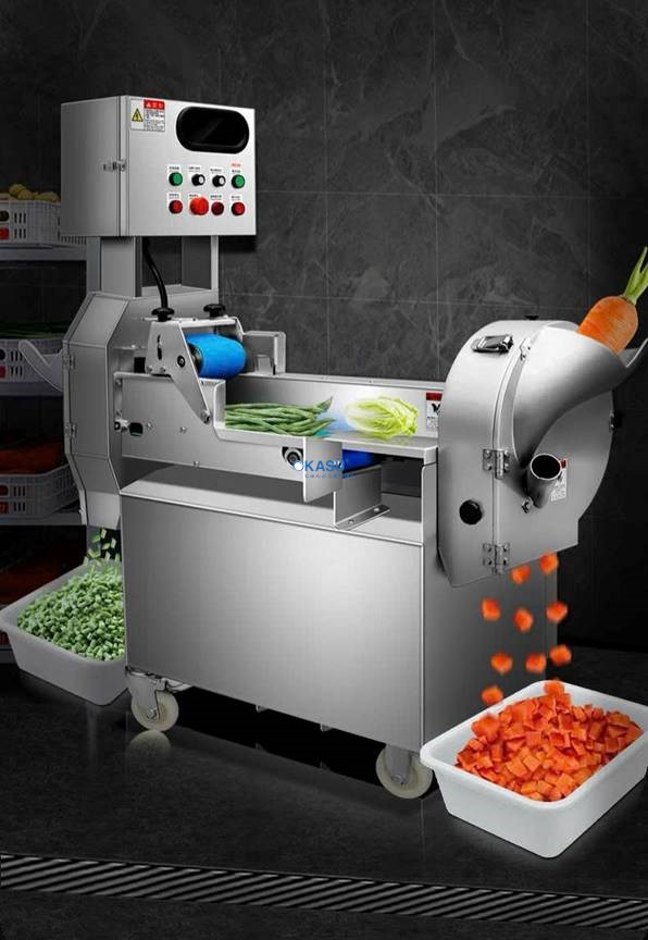 Máy cắt rau củ 2 đầu Engineering CHINENG CN-HZS-HC-901-220 - ảnh 1
