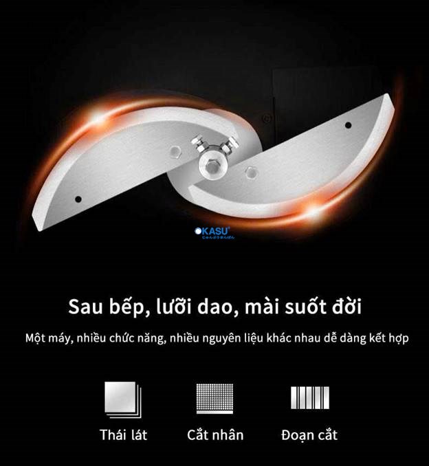 Máy thái hành và cắt rau củ để bàn CHINENG - ảnh 2