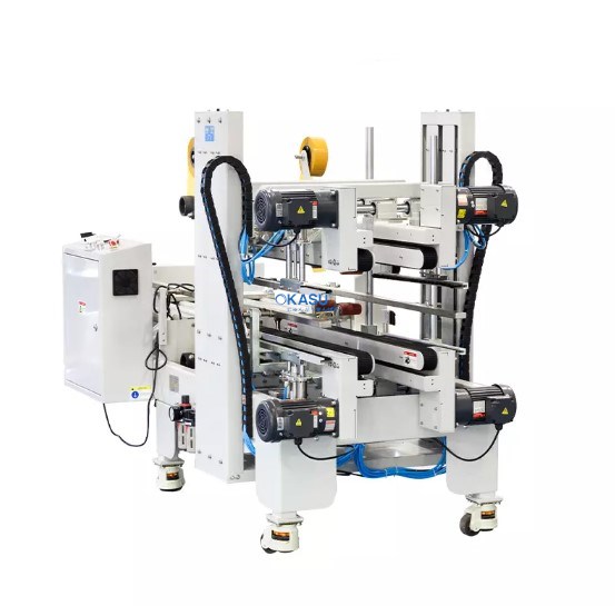 Máy dán mép thùng carton tự động Hualian JFX-5050B - ảnh 1