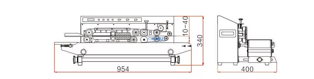 Máy hàn kín liên tục tự động FRM-810I  - ảnh 2