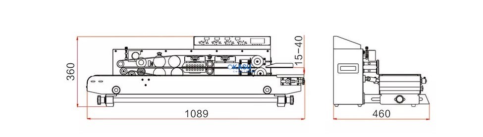 Máy đóng gói băng liên tục FRM-1010I  - ảnh 1