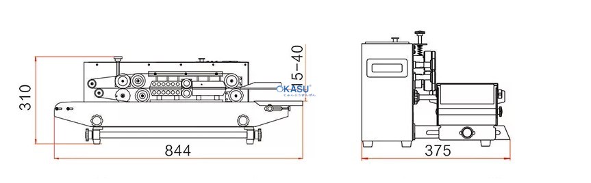 Máy hàn túi liên tục nằm ngang FRB-770I - ảnh 2