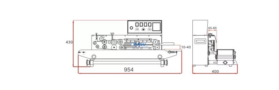 Máy hàn túi liên tục nằm ngang FRM-980I  - ảnh 2