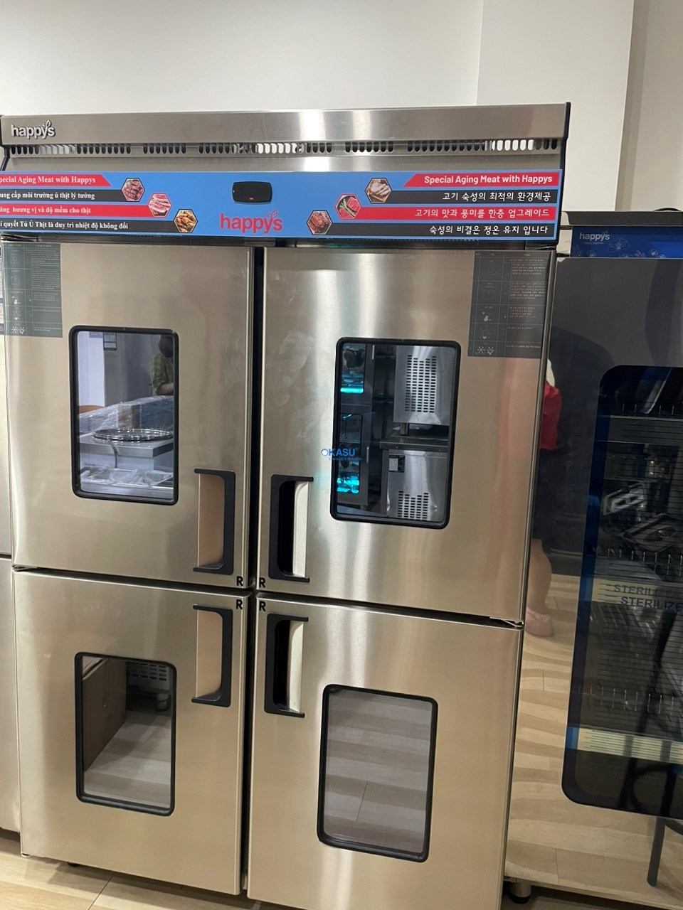 Tủ ủ thịt 4 cánh Happys HWI-45RA - ảnh 2