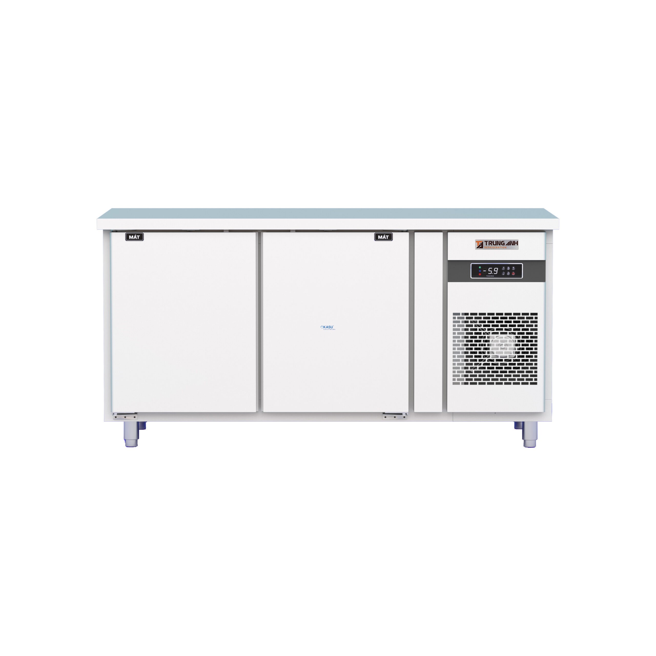 Bàn mát quạt gió 2 cánh inox BMQ.2MI1576 - ảnh 1