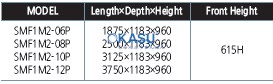 Tủ trưng bày hải sản OPO SMF1M2-06P - ảnh 1
